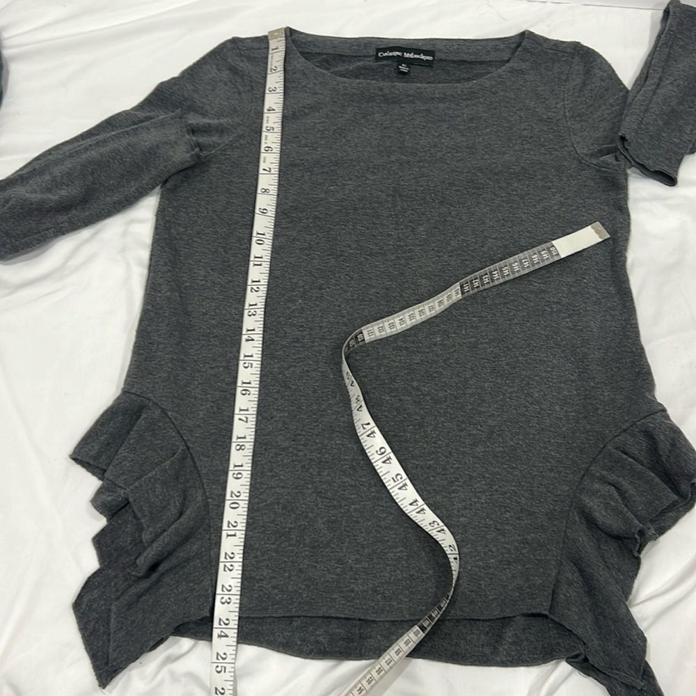 Catherine Malandrino women’s gray long sleeve sweater size XS - Picture 5 of 11